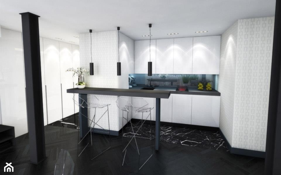 28 m2 - Kuchnia, styl nowoczesny - zdjęcie od m o d e s i magdalena wasiak - Homebook