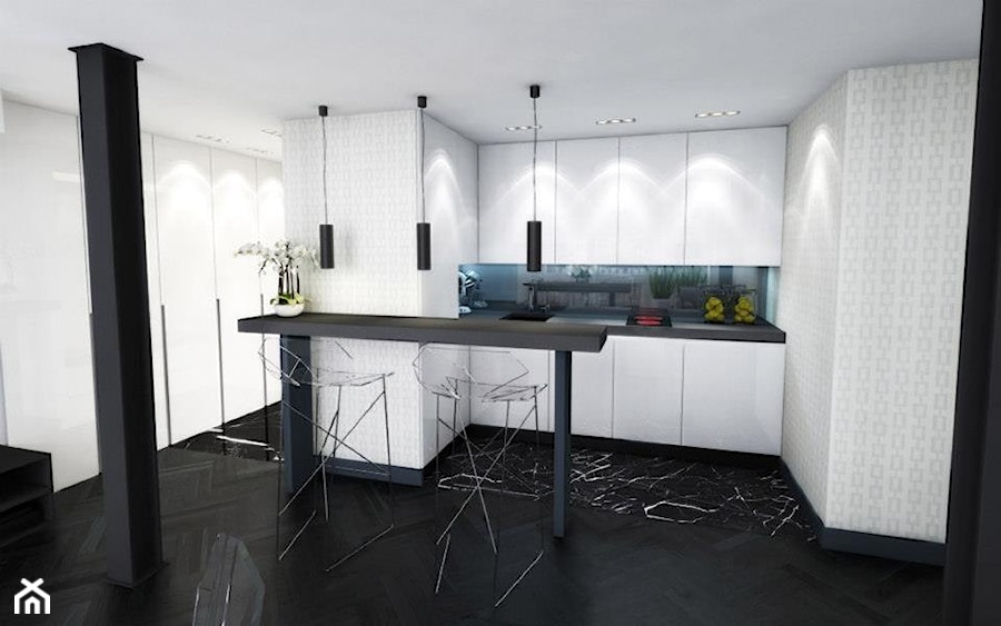 28 m2 - Kuchnia, styl nowoczesny - zdjęcie od m o d e s i magdalena wasiak
