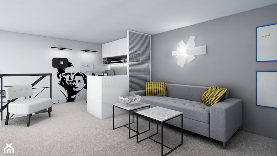 28 m2 - Biuro, styl nowoczesny - zdjęcie od m o d e s i magdalena wasiak