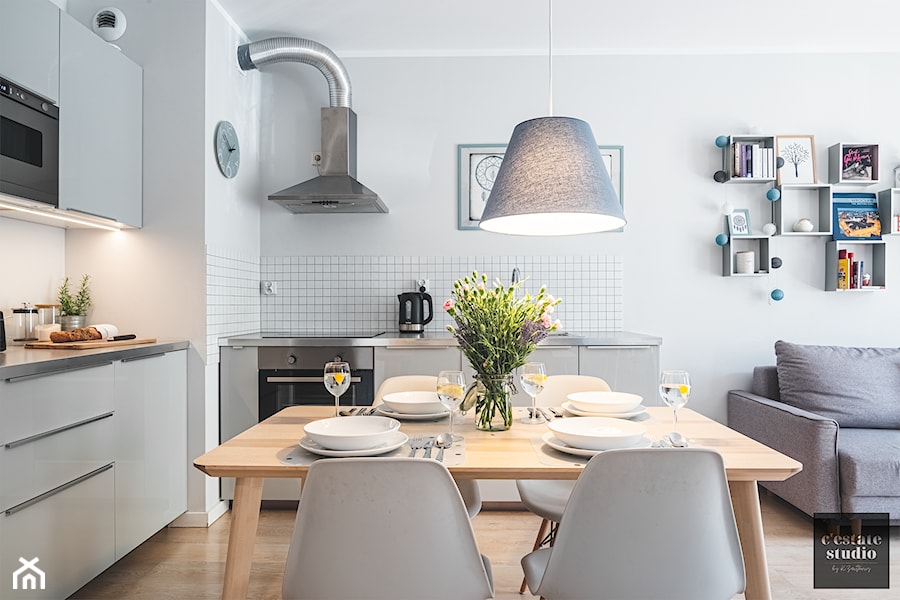 II APARTAMENT najem krótkoterminowy - Kuchnia, styl minimalistyczny - zdjęcie od yego studio - fotografia wnętrz i architektury
