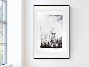 MiniMalArt- autorskie obrazy do salonu i sypialni abstrakcja czarno-biała 
