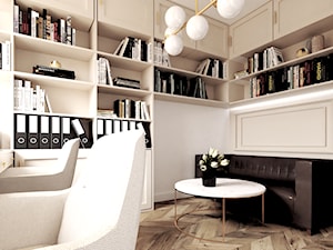 Biuro w domu w Warszawie - zdjęcie od NOA studio - biuro projektowania wnętrz