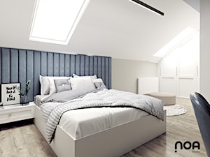 elegancka sypialnia - zdjęcie od NOA studio - biuro projektowania wnętrz