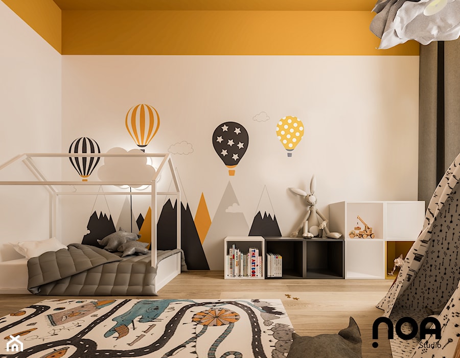 pokój dziecięcy - zdjęcie od NOA studio - biuro projektowania wnętrz