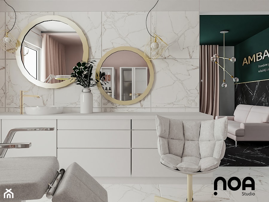 salon kosmetyczny - zdjęcie od NOA studio - biuro projektowania wnętrz