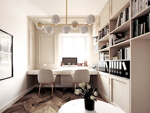 Domowe biuro Warszawa - zdjęcie od NOA studio - biuro projektowania wnętrz