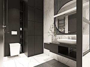 Łazienka z marmurowymi płytkami - zdjęcie od NOA studio - biuro projektowania wnętrz