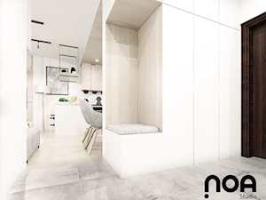 Mieszkanie Katowice 60m2 - Hol / przedpokój, styl skandynawski - zdjęcie od NOA studio - biuro projektowania wnętrz