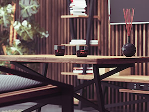 Stolik kawowy X05 - lite drewno i stal - zdjęcie od LOFTABLE Interior Design & Furniture
