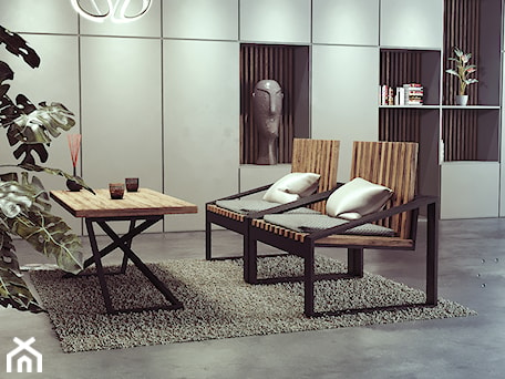 Aranżacje wnętrz - Salon: Aranżacja HOME OFFICE - biurko w salonie - GABINET w domu - LOFTABLE Interior Design & Furniture. Przeglądaj, dodawaj i zapisuj najlepsze zdjęcia, pomysły i inspiracje designerskie. W bazie mamy już prawie milion fotografii!