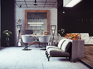 HOME & OFFICE - studio - Biurko i regały X05 - zdjęcie od LOFTABLE Interior Design & Furniture