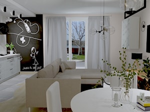 Projekt - Salon, styl skandynawski - zdjęcie od Fokusnadetal