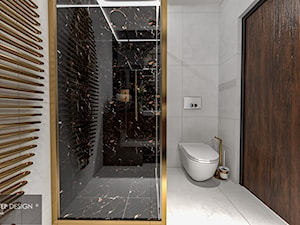 prysznic złoty w łazience - zdjęcie od STEP BY STEP DESIGN KAROLINA MEŁECH