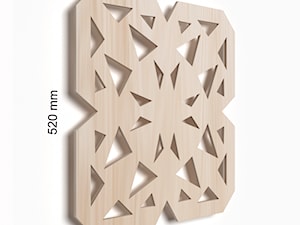 ZICARO.PL - Lekkie panele drewniane do samodzielnego montażu - Salon, styl nowoczesny - zdjęcie od ZICARO ZICARO - Panele ścienne o strukturze betonu.