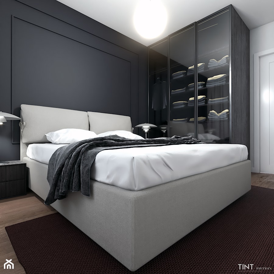 Jasne mieszkanie - Sypialnia, styl nowoczesny - zdjęcie od Tint Interiors