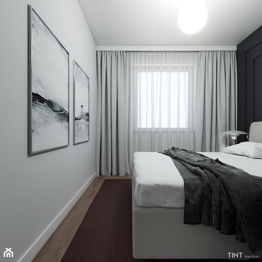 Jasne mieszkanie - Sypialnia, styl nowoczesny - zdjęcie od Tint Interiors