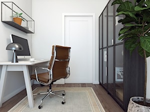 Jasne mieszkanie - Biuro, styl nowoczesny - zdjęcie od Tint Interiors