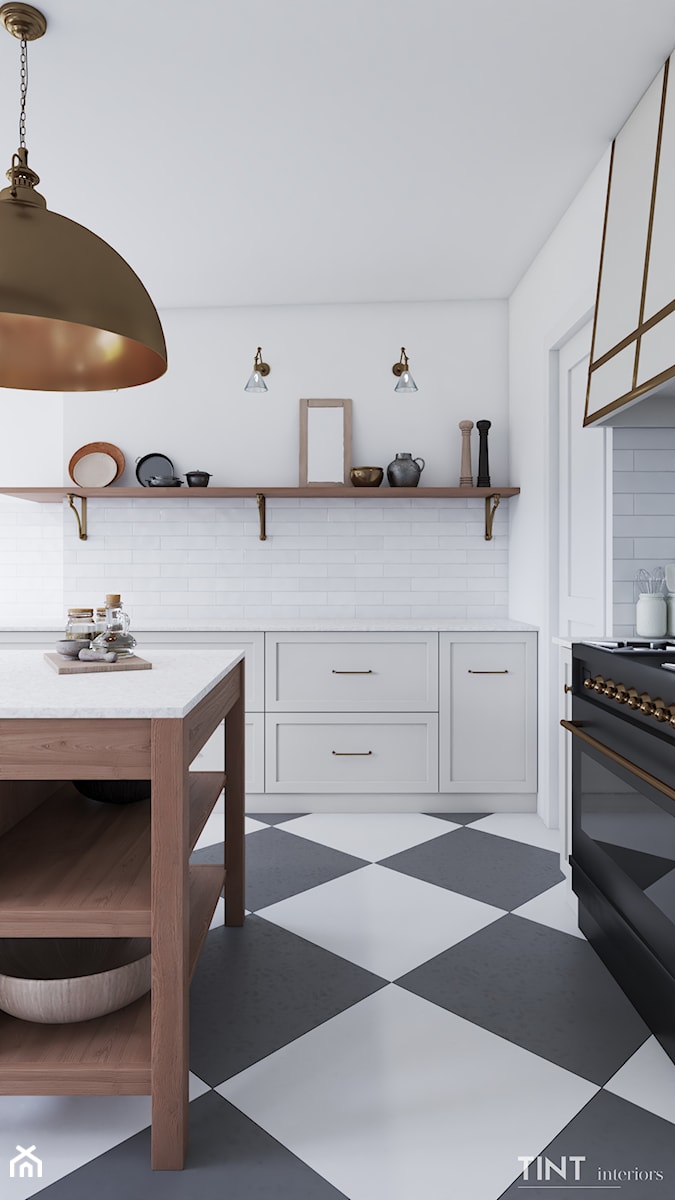 Wnętrza z elementami rustykalnymi - Kuchnia, styl tradycyjny - zdjęcie od Tint Interiors