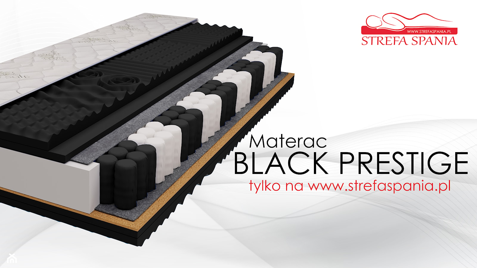 Materac BLACK PRESTIGE - zdjęcie od StrefaSpania - Homebook