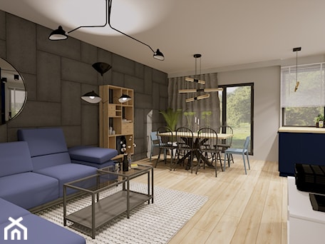 Aranżacje wnętrz - Salon: NAVY BLUE HOME - Between Design. Przeglądaj, dodawaj i zapisuj najlepsze zdjęcia, pomysły i inspiracje designerskie. W bazie mamy już prawie milion fotografii!