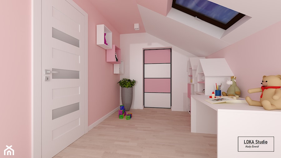 Przytulny pokój dla dziewczynki - zdjęcie od LOKA Studio Hudy