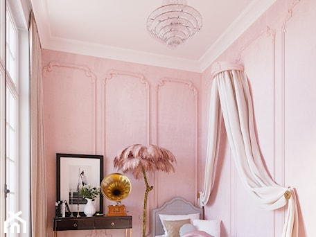 Aranżacje wnętrz - Pokój dziecka: Dusty pink Girl bedroom - AB Interior Atelier. Przeglądaj, dodawaj i zapisuj najlepsze zdjęcia, pomysły i inspiracje designerskie. W bazie mamy już prawie milion fotografii!