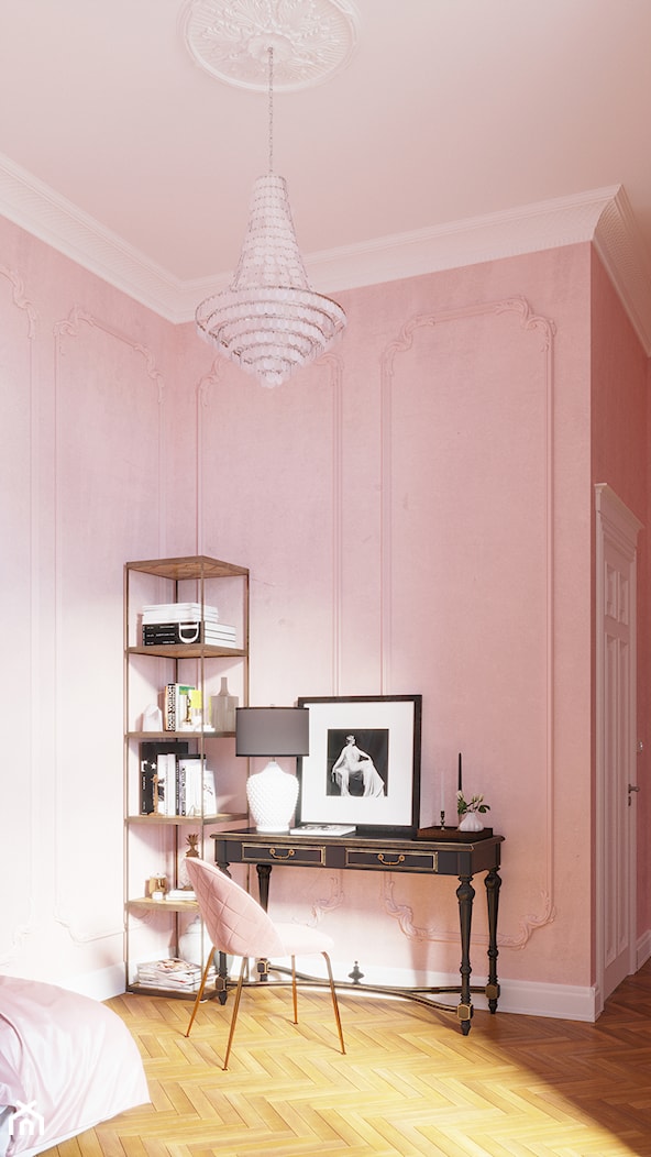 Dusty pink Girl bedroom - zdjęcie od AB Interior Atelier - Homebook