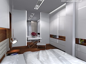 Apartament Tarchomin - Sypialnia, styl nowoczesny - zdjęcie od Gabinet Wnętrz - Recepta na dobre wnętrze