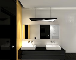 Trzy kolory, łazienka w stylu modern - Łazienka, styl nowoczesny - zdjęcie od Gabinet Wnętrz - Recepta na dobre wnętrze - Homebook
