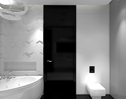 Trzy kolory, łazienka w stylu modern - Łazienka, styl nowoczesny - zdjęcie od Gabinet Wnętrz - Recepta na dobre wnętrze - Homebook
