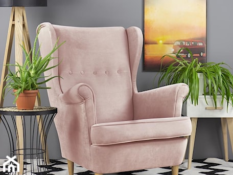 Aranżacje wnętrz - Salon: Fotel uszak - DreamdecorDesign83. Przeglądaj, dodawaj i zapisuj najlepsze zdjęcia, pomysły i inspiracje designerskie. W bazie mamy już prawie milion fotografii!