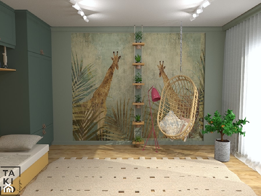 Pokój inspirowany dżunglą. - zdjęcie od Taki To design