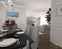 Apartament 140 m2 - Jadalnia, styl glamour - zdjęcie od DWP design - Homebook