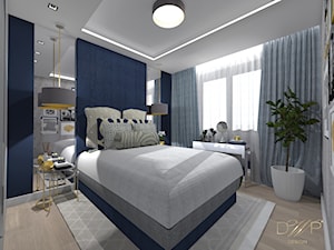 Mieszkanie Warmia Towers - Sypialnia, styl glamour - zdjęcie od DWP design