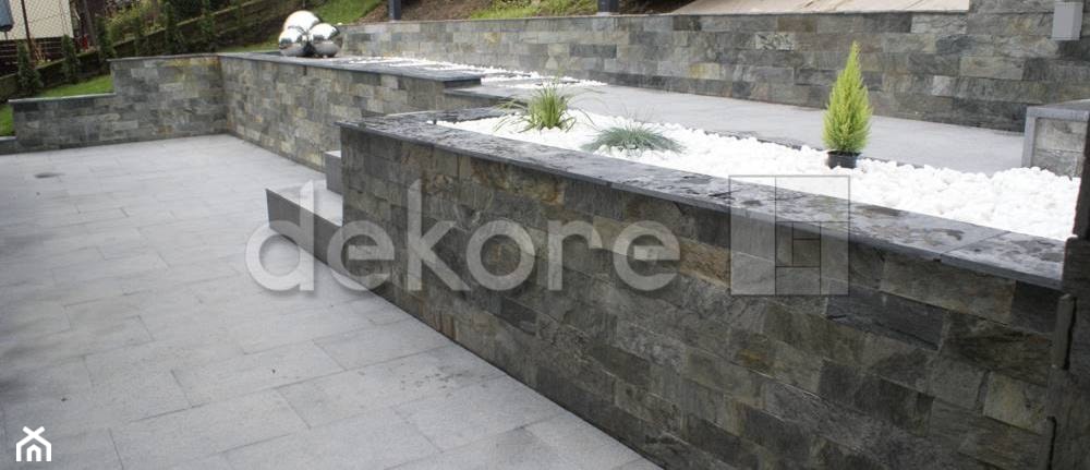 SILVER SHINE kwarcyt - kamień naturalny taras - zdjęcie od Kamienne Płytki - Homebook