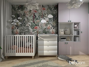 Pokój dla noworodka - Pokój dziecka, styl skandynawski - zdjęcie od Beboom projekt pokoju dziecięcego on line