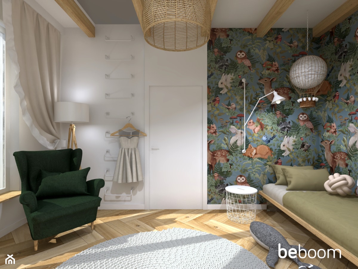 Pokój małej baletnicy - Pokój dziecka, styl rustykalny - zdjęcie od Beboom projekt pokoju dziecięcego on line - Homebook