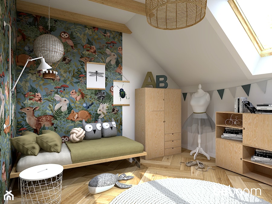 Pokój małej baletnicy - Pokój dziecka, styl rustykalny - zdjęcie od Beboom projekt pokoju dziecięcego on line