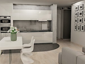 Mieszkanie na warszawskim Wilanowie - Kuchnia, styl minimalistyczny - zdjęcie od Artenova Design - pracownia projektowania wnętrz