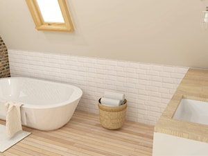 łazienka rustykalna / vintage - zdjęcie od Artenova Design - pracownia projektowania wnętrz