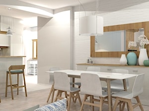 Dom w skandynawskim klimacie - Jadalnia, styl skandynawski - zdjęcie od Artenova Design - pracownia projektowania wnętrz