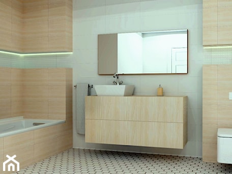 Aranżacje wnętrz - Łazienka: łazienka minimalistyczna drewno biel - Artenova Design - pracownia projektowania wnętrz. Przeglądaj, dodawaj i zapisuj najlepsze zdjęcia, pomysły i inspiracje designerskie. W bazie mamy już prawie milion fotografii!