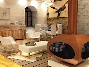 Projekt loftu w Łodzi - zdjęcie od Artenova Design - pracownia projektowania wnętrz