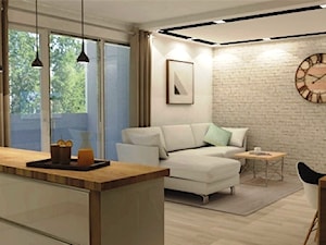 Mieszkanie Warszawa U - Salon, styl nowoczesny - zdjęcie od Artenova Design - pracownia projektowania wnętrz