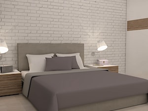 Projekt mieszkania na Warszawskiej Ochocie /sypialnia - zdjęcie od Artenova Design - pracownia projektowania wnętrz