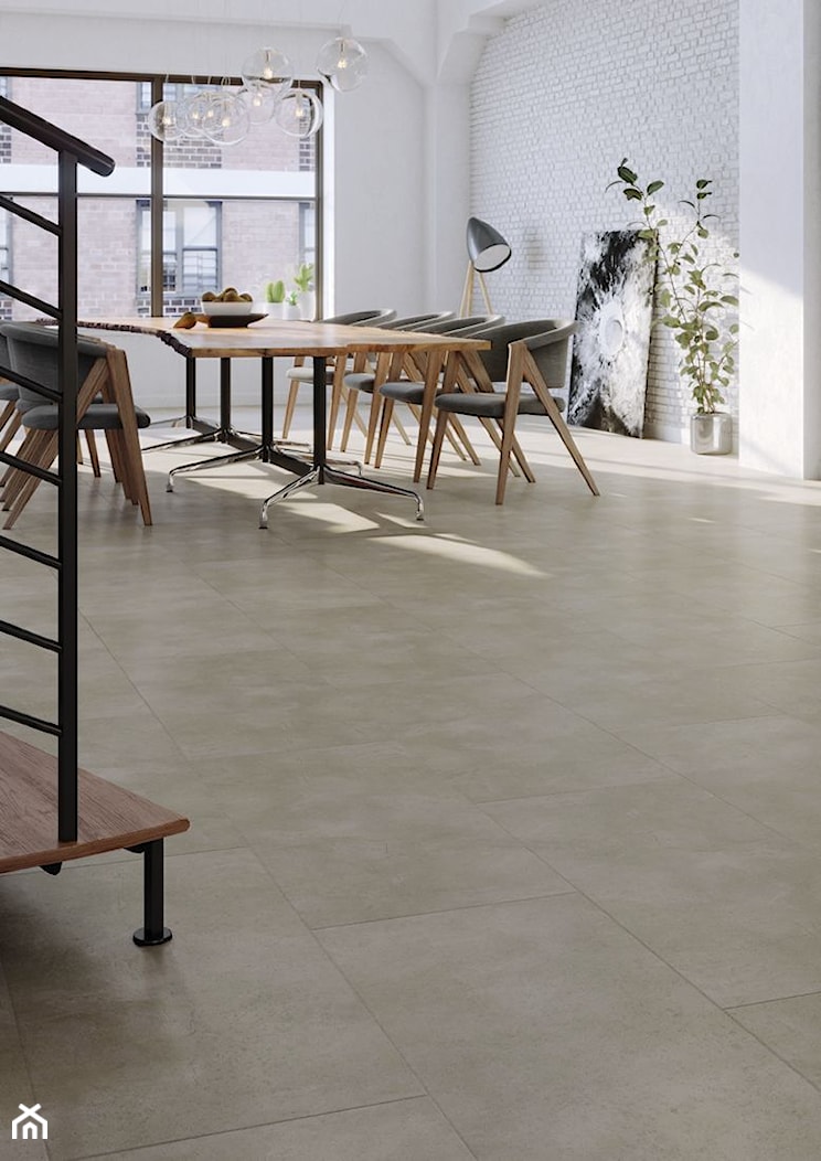 Panele winylowe na ogrzewanie podłogowe - Jadalnia, styl industrialny - zdjęcie od ARBITON FloorExpert - Homebook