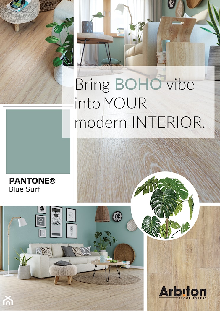 Modern BOHO z podłogą winylową Arbiton - zdjęcie od ARBITON FloorExpert - Homebook