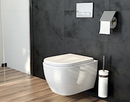 Minimalistyczna łazineka z miską WC z kolekcji Vernal - zdjęcie od Oltens Polska - Homebook