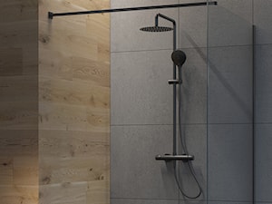 Czarny zestaw prysznicowy Atran dla przyjemniejszej kąpieli - zdjęcie od Oltens Polska
