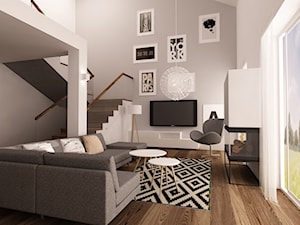 Salon, styl minimalistyczny - zdjęcie od STABRAWA.PL architektura wnętrz